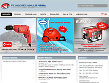 Tablet Screenshot of indotechmultiprima.com